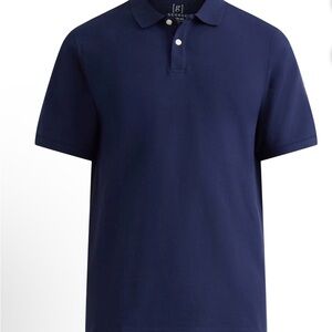 GEORGE Mens Polo Shirt Size 3X 54-56  Short Sleeves 98% Cotton 2% Spandex New